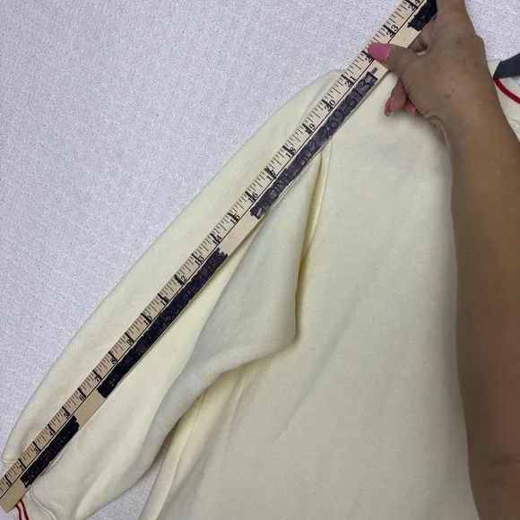 Roolee Cream‎ Mock Neck Raglan Sleeve Dress - Picture 11 of 16